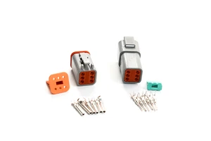 Deutsch Auto Connectors Deutch 2P/3P/4P/6P/8P/12P DT Series Male And Female Waterproof Auto Connector