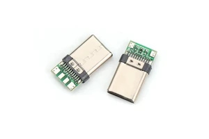 Type C USB Plug Connectors Type-C Usb Male Connector 4 Pins With PCB