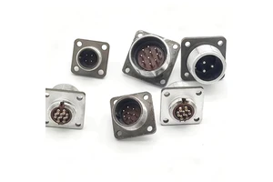 P48K4Q Premium Circular Aviation Connector P48K44Q 9 Contacts Stainless Steel Industrial Plug