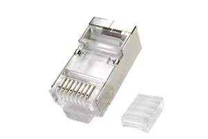 RJ45 Connector Pass Through Plug Cat.5 UTP Ethernet Cables Network Modular Easy Plug RJ45 8p8c Modular Cat8 Rj45 Connector