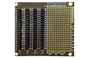 Zipcores SKU106 Programmable Logic IC Development Tools FMC-BRK Mezzanine Card Breakout Board for All Signals on FMC Connector