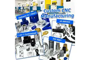 Custom 5 Axis CNC Machining Parts Service for Precision Aluminum Brass Stainless Steel Prototype Metal Components