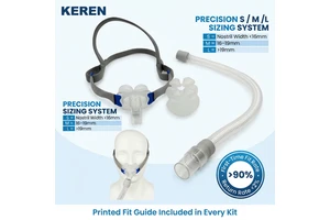 CE MDR ISO13485 CPAP Nasal Mask Universal Medical Grade Silicone Low Noise Anti-Leak Sleep Apnea Therapy S/M/L CPAP Mask