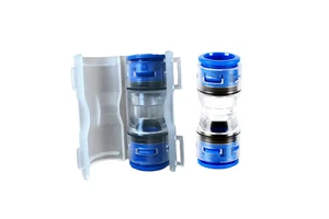 New Arrival Reepure Cheap Straight Microduct Connector High Quality Transparent PC IP68 Fiber Optic Equipment for FTTH