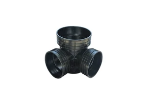 Plastic Black PP Inspection Chamber 315-1000mm ISO Certified 10-Year Service Life Rain Water Pipe Sewer Manhole