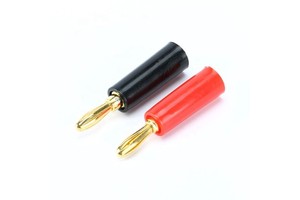 10pcs Gold Plated Red Black Banana Plug Connector Audio Plug Screw Banana Connector Suitable for 910 Terminal