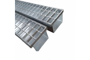 Outdoor Road Storm Drainage Galvanized Steel Slot Drain Box Trench Water Drains Channel & Grates