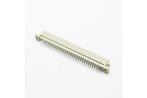 Custom Spacing 2.54mm Male Connector Male Dual Row Straight Type Positions 16-32 Pin Tin Plated Through Hole DIN 41612 Connector