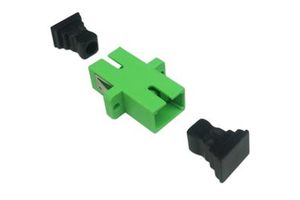 SC Fiber Optic Adapter Female Female APC Simplex Single Mode Optical Coupler Network Internet Connector Mount Panel