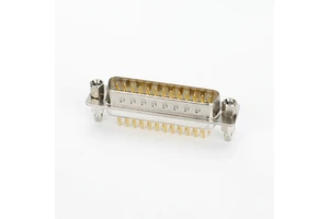D-SUB Machined Pin 25P Male Vertical for PCB Post-riveted 6.0 Copper Column,High Quality D-SUB 25P Male V/T,DB 25P Male