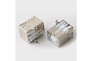 USB BF right angle 4pins Micro usb B type connectors DIP Special type B 2.0 female usb b connector