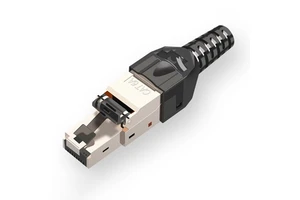 Toolless Zinc Alloy Shielded Ethernet Plug 10Gbps/40Gbps Termination Plugs RJ45 Connectors for Ethernet Cables Cat6A/7/8