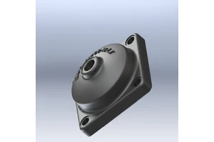 yogi engineering bearing housing cover flange bearing cap model housing 07 cast iron mild steel aluminum alloy ductile iron