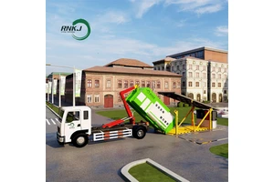 RNKJ Customized Underground 18 CBM Compression Municipal Garbage Trash Waste Treatment Station