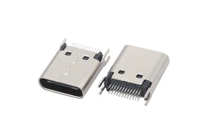 24PIN Through-Hole Metal USB Connector 5A 12V