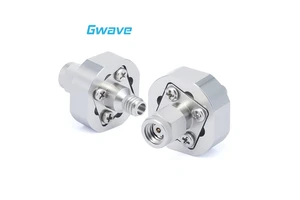 High Frequency 1.0mm Male 1.0mm Female Coaxial Connectors DC Block Inner Conductor 50 Ohm Stainless Steel RoHS Compliant