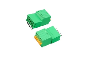2EDGKD-2.5MM Quick-Connect Spring Terminal Block Plug-In Direct Button Press Technology Pc Fireproof 250V