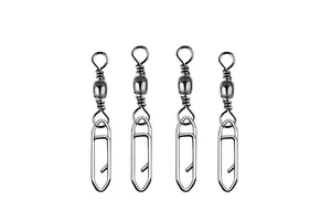 For Fishing Gear SF-114 New Model Swivel Tip Back Pin Stainless Steel High-Speed Eight Ring Bass Fishing Connector