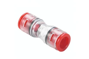 HDPE Plastic Straight Micro Duct Connector for Fiber Optic Cable Telecommunications Product