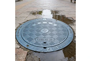Industrial Grade Ductile Iron Manhole Cover Round Heavy-Duty Manhole Lid for Municipal Projects