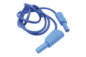 Hot Sell 1m Silicone Electrical Test Wire 1000V/15A Stackable Banana to Banana Test Leads 4mm Banana Connector