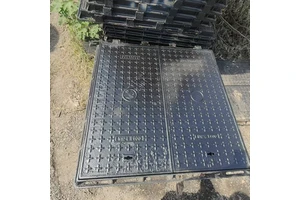 Ductile Iron Square Manhole Cover for Municipal Road EN Standard 500x1000mm Dimensions China Origin