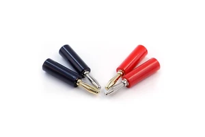 4mm Banana Plug Screw-press Type Solderless Connector 24A High Current Connection Nickel-Plated Copper ABS Housing PCB Component