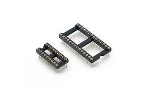 LECHUAN 40Pin IC Socket DIP Pin Dual Row Machined 1.27/2.54/7.62/10.16/15.24MM Pitch Straight Right Angle SMT for ICs