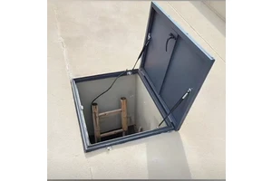 Custom Stainless Steel Aluminum Alloy Hot Dip Galvanized Manhole Cover and Frame