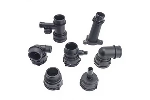 NW32 PA66+30%GF High-Temp Automotive Radiator Hose Connector Chemical-Resistant VDA Spigot Compatible High Cooling System