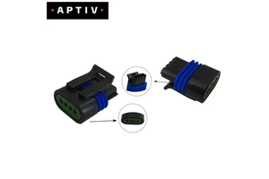 Auto Pin Wire Cable Harness with 4P Auto Connector Housing Plug and Terminal 2-Pin System Model Aptiv 12162188