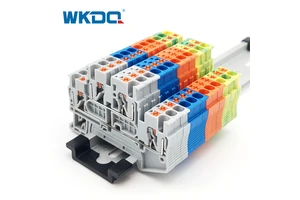 JPTTB 2.5 Feed Through DIN Rail Push in Connection Spring Terminal Blocks