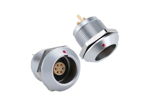 K Series Waterproof IP68 Circular Push-Pull Self-Locking ENG 1k Socket Female Circular Connector 2-48 Pin Metal Connector