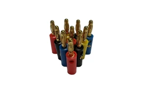 Hongsheng Banana Plug Adapter 4mm Brass 10A 250V Rated 2p Male IP20 Model 232 Multimeter DC Power Supply Oscilloscope Probe