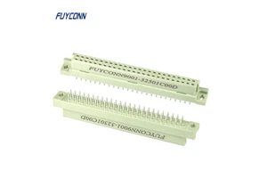 2.54mm Pitch Vertical PCB 50Pin DIN41612 Female Connector, 2rows 50Pin Straight 2*25 250S Backplane Connectors