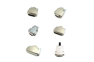 DB 25 Shielded Crimp Solder Pins D-sub Shell Connector Series Hood Male Female Zinc Alloy Hood