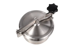 Food Grade Stainless Steel 304 316L Round Manway Normal Pressure Manhole Cover for Tank Beverage