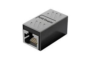 TISHRIC Ethernet Port Adapter RJ45 Connector RJ45 Coupler Network Connector for Computer Router Network Port Adapter