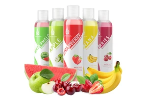 200ml Fruity Body Lubricant Cherry Strawberry Moisturizing Smooth Easy to Wash