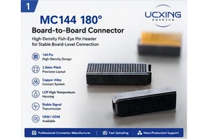 BTB Connector MC144 180 Fish-eye Right Angle Copper Alloy Pin Header Adapter MC14400 12V 1.5A High-speed Server