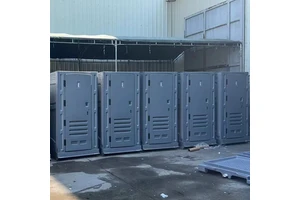 Modern Container Portable Toilet Cabin With HDPE Material Easy Installation Movable Design For Outdoor and School Use