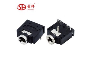 PJ3FO7-5P Two Channel Stereo Earphone Socket 3.5mm Headphone Phone Jack Socket