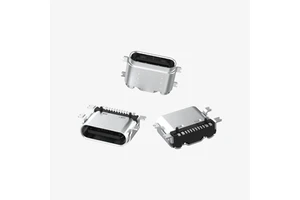 Surface Mount 16-Pin Type C USB Connector Four Lug Type SMD Socket for Type SMD Devices