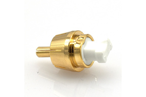 RCA Gold-Plated All Brass Audio/Video Connectors DC Male Plug for Audio Transmission