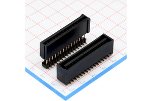 Board to Board Connector 2.54mm Male to Female Connector Snap Fit, H25 Right Angle 26P 30P 36P PCB Board Mezzanine Connectors