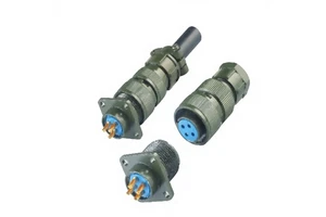 SW20 Series Industrial Circular Connector 2-7 Pin 10A/25A 500V Metal Shell Solder/Crimp Termination for Power Signal
