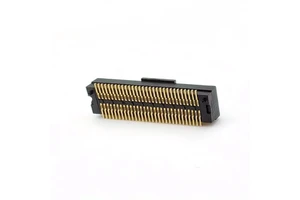 0.5mm Pitch Board To Board Connector Male Dual-slot Type SMT H:1.0mm With Posts 60P