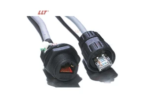 Outdoor Ethernet Lan Waterproof Connector Two-way Network Cable Rj 45 Connector
