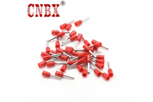 Yueqing Baoxing E1008 Insulated Crimping Terminals Automotive Cord End Ferrules Terminal Copper and Brass Material