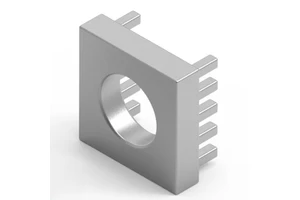 Texasia 7460211 7461070 7461166 7462095 Brass Board-to-Board Press Fit Two Rows Pin Plate Mezzanine Ground Terminal Connector